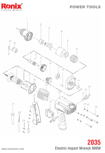 قطعات بکس برقی رونیکس مدل 2035V قطعات بکس برقی رونیکس مدل 2035V