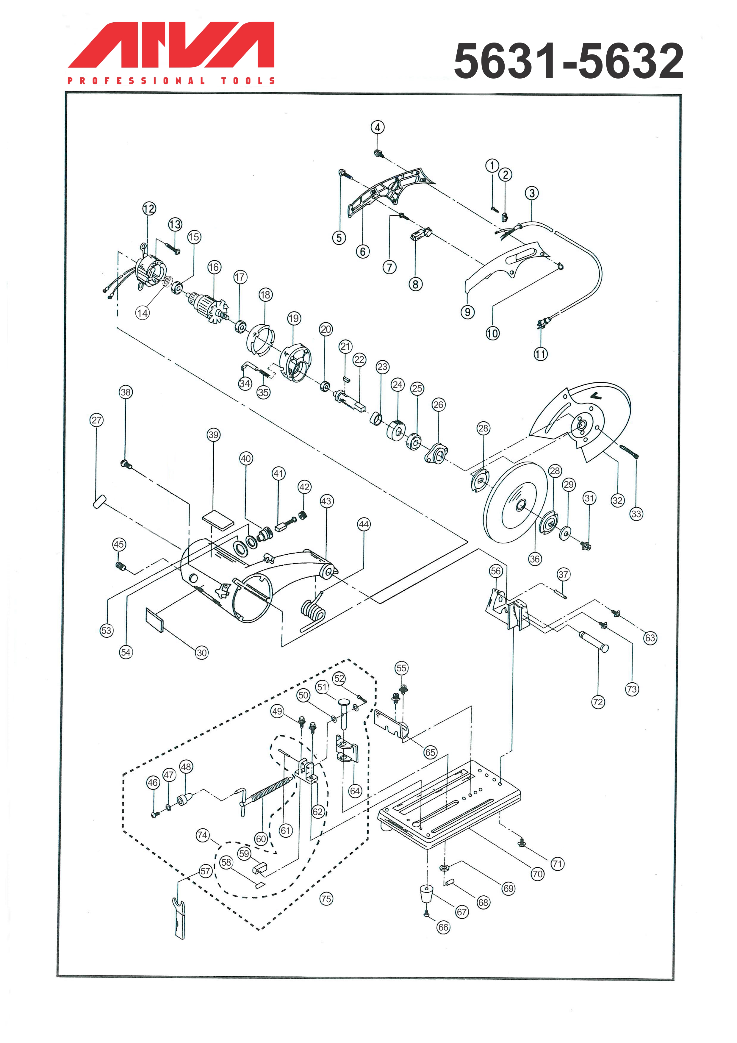 قطعات پروفیل بر اروا مدل 5632