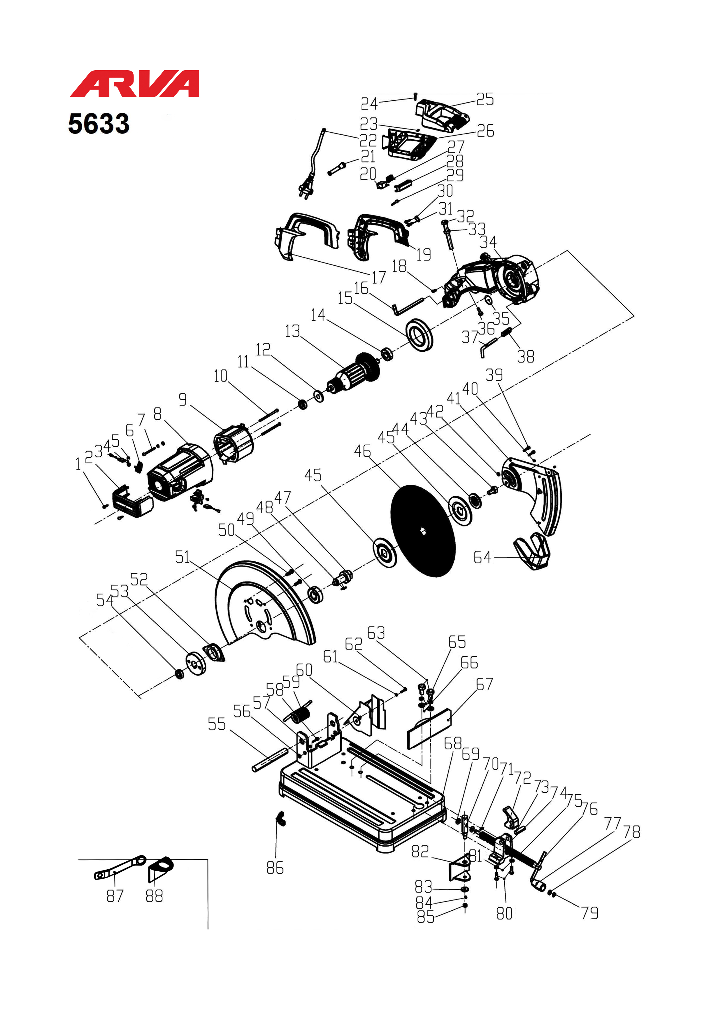 قطعات پروفیل بر اروا مدل 5633