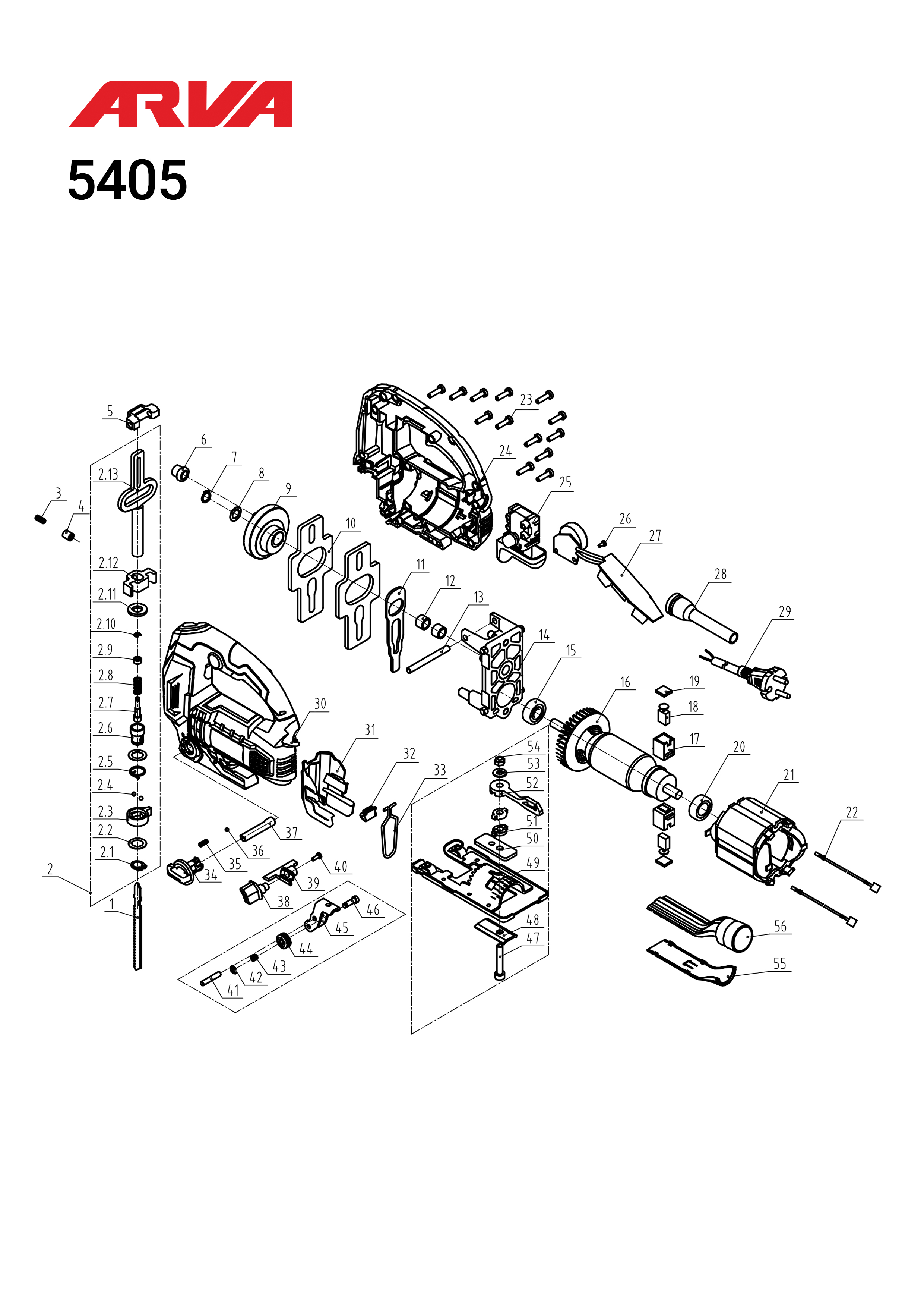 قطعات عمود بر اروا مدل 5405 قطعات عمود بر اروا مدل 5405