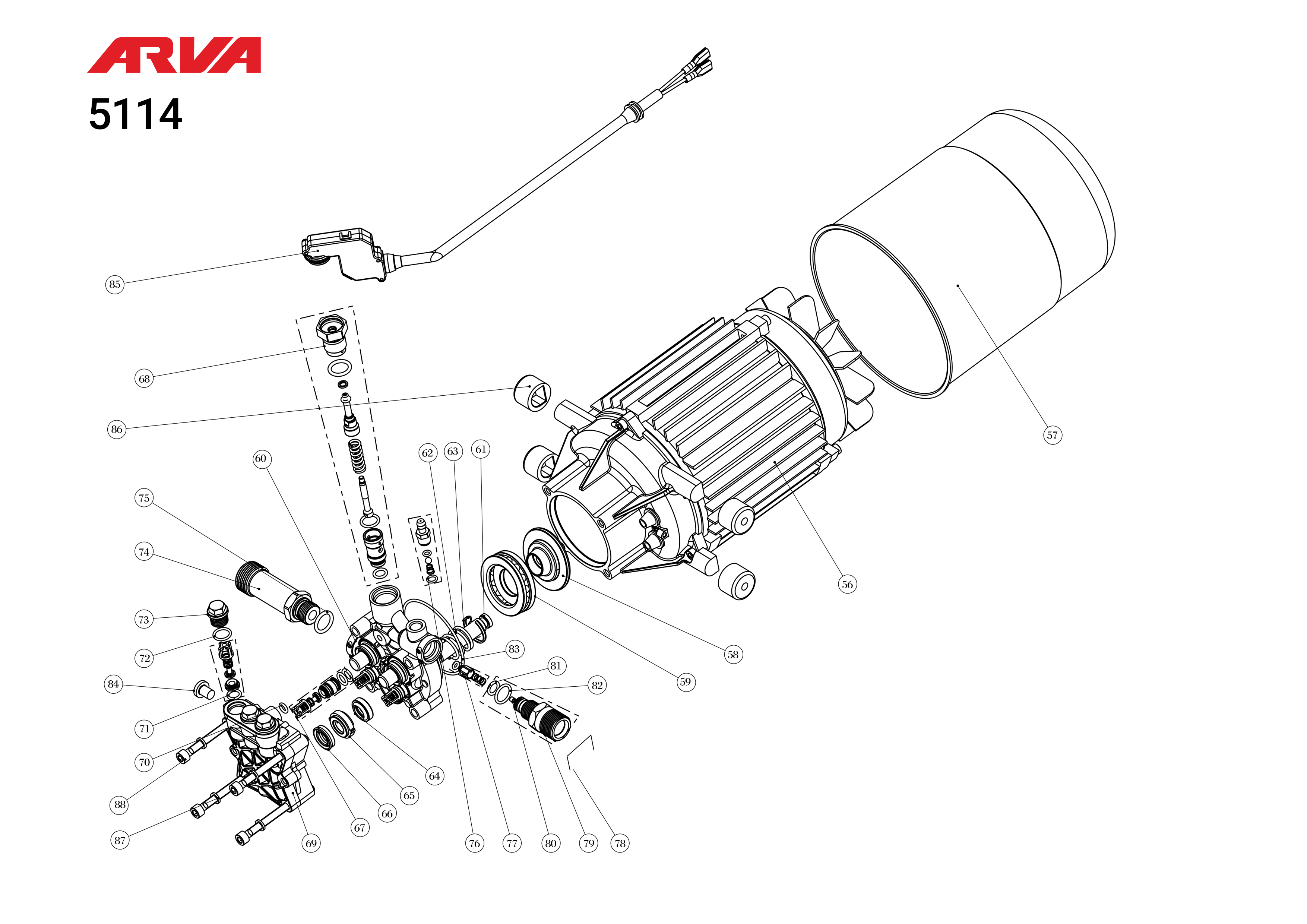 قطعات کارواش مدل 5114