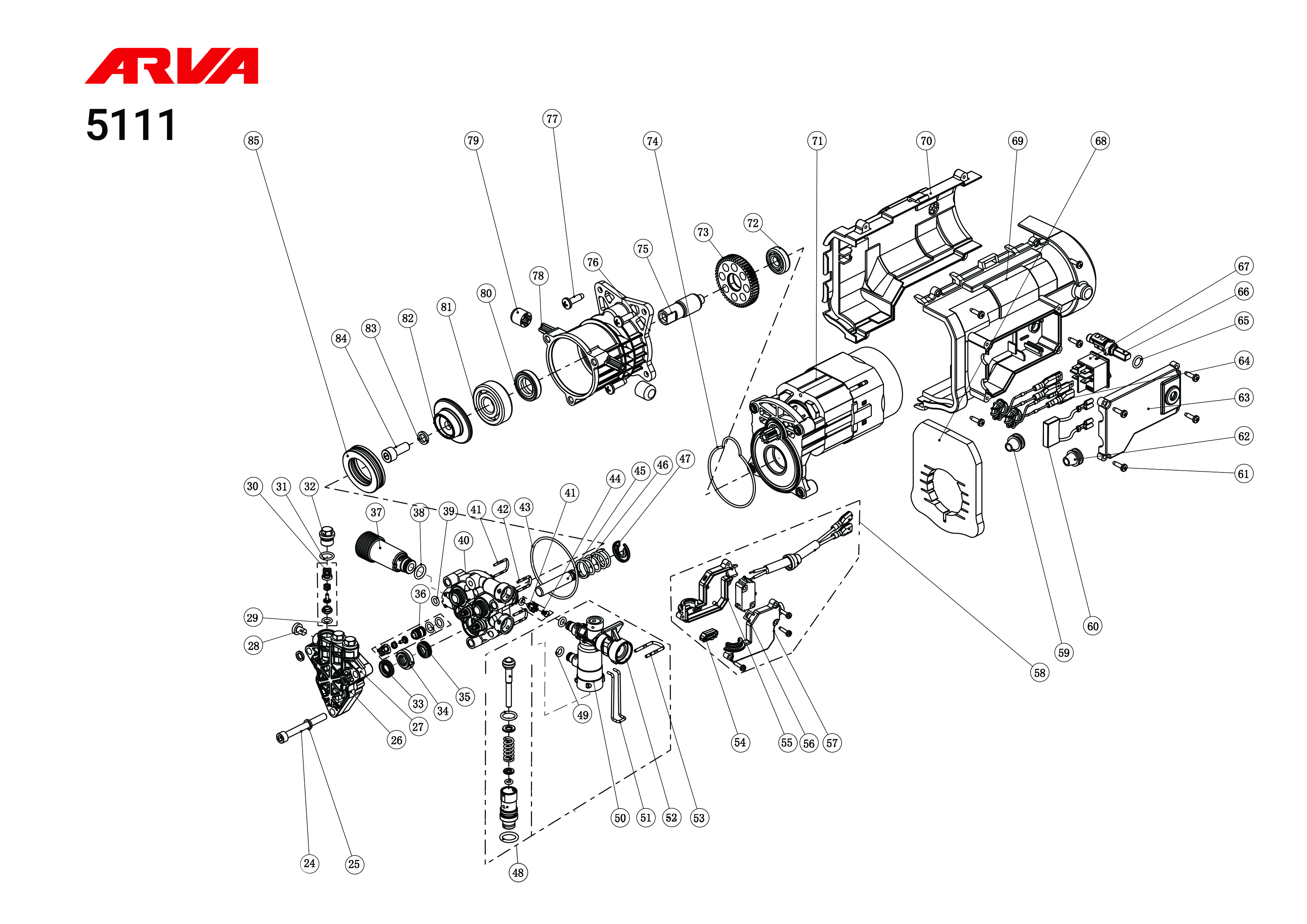 قطعات کارواش مدل 5111